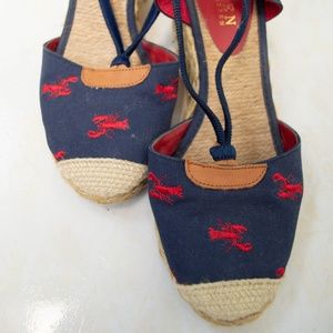 Espadrille wedge shoes from Ralph Lauren size 7